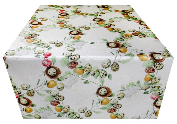 Veľkonočný žakarový vodeodolný behúň na stôl Farba Viacfarebná Rozmery 40x100 cm
