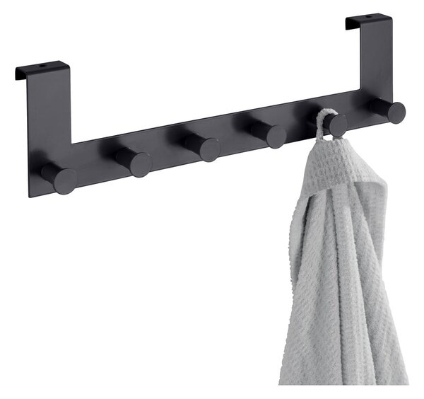 Čierny kovový vešiak na dvere 39 cm Celano – Wenko