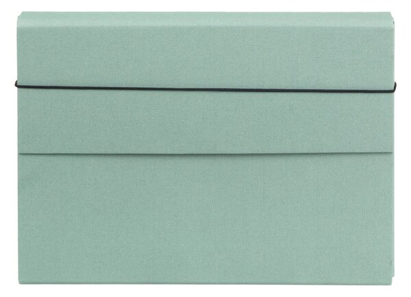 Zelený kartónový organizér Olof Canvas Paper Laminate – Bigso