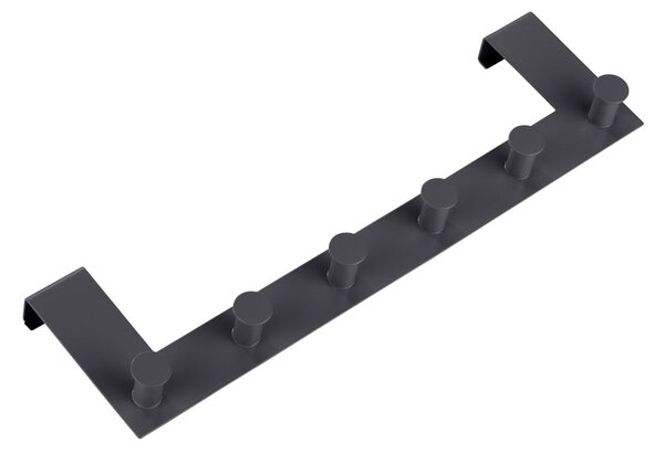 Čierny kovový vešiak na dvere 39 cm Celano – Wenko