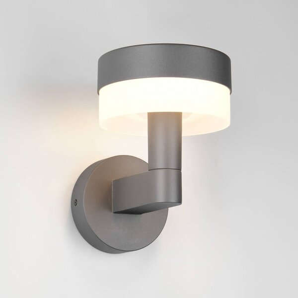 Trio Lighting LED vonkajšie nástenné svietidlo Mackenzie, antracitová, hliník tlakovo liaty, Čierna, Hliník, Moderný, Nástenné svietidlo