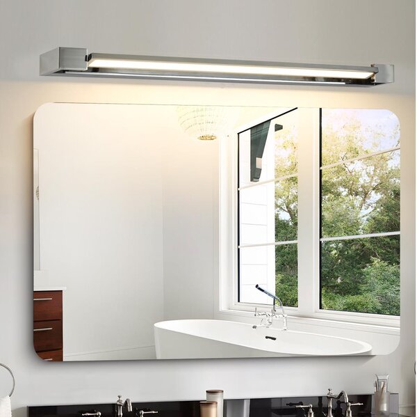 Brilagi-LED Kúpeľňové osvetlené zrkadlá AQUA LINE LED/24W/230V 90 cm IP44 lesklý chróm
