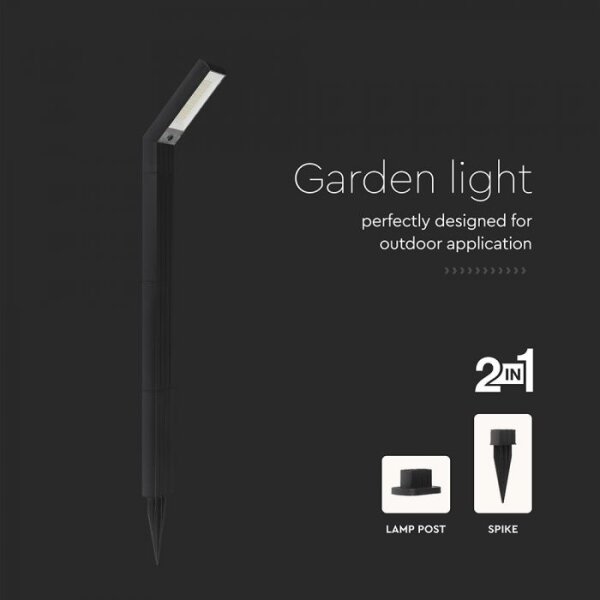 LED Solárna lampa 2v1 LED/1,5W/3,7V IP65 1500 mAh
