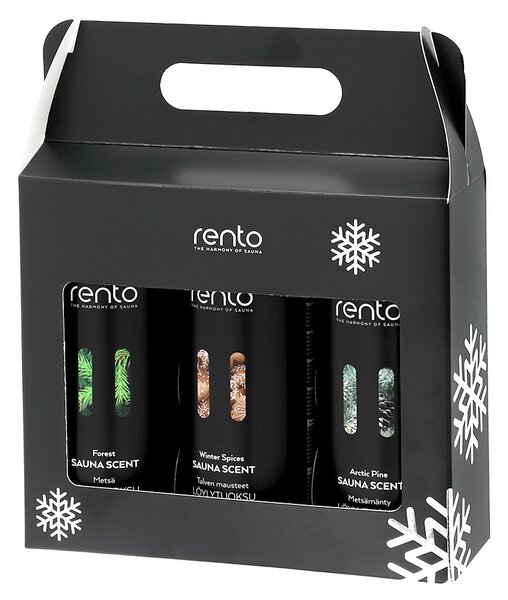 Rento darčekový set esencii do sauny 3x400ml Lesný set