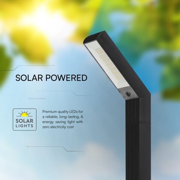 LED Solárna lampa 2v1 LED/1,5W/3,7V IP65 1500 mAh