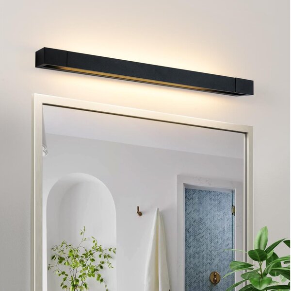 Brilagi-LED Kúpeľňové osvetlenie zrkadla AQUA LINE LED/18W/230V 60 cm IP44 čierna