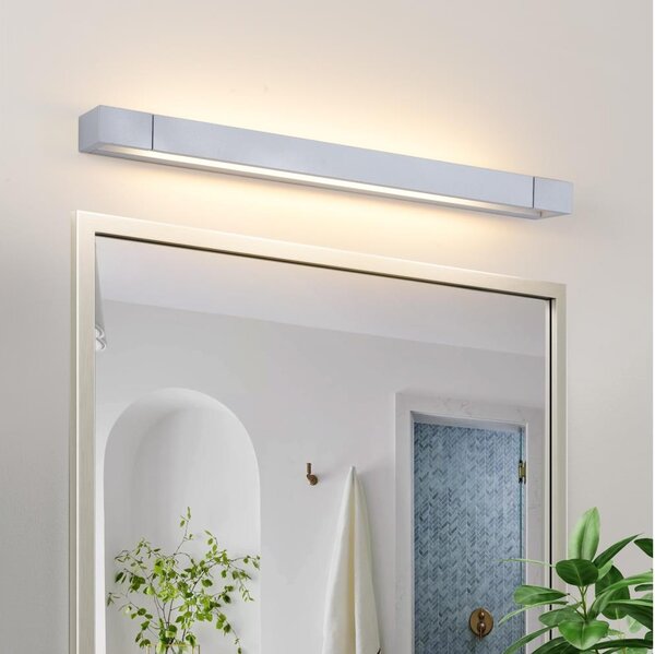 Brilagi-LED Kúpeľňové osvetlené zrkadlo AQUA LINE LED/18W/230V 60 cm IP44 matný chróm