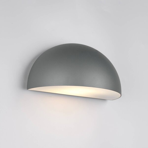 Trio Lighting Vonkajšie nástenné svietidlo Maas, antracitová, tlakovo liaty hliník, E27, Čierna, Hliník, Škandinávsky, Nástenné svietidlo