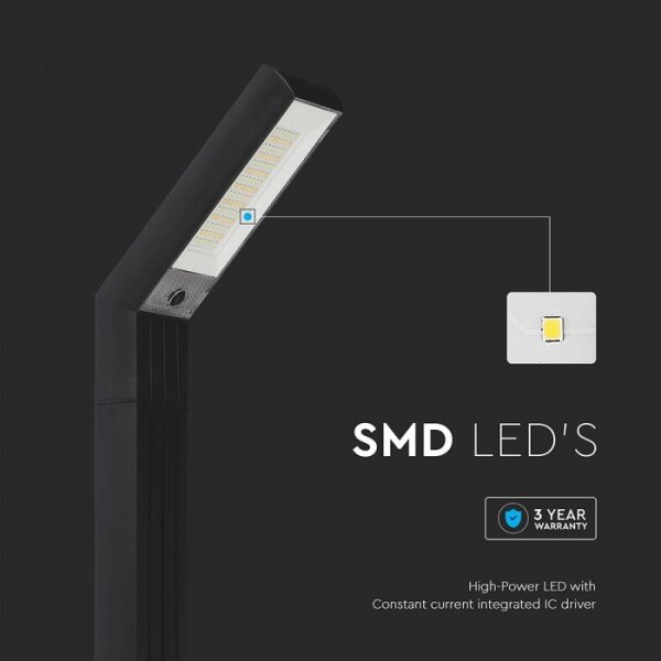 LED Solárna lampa 2v1 LED/1,5W/3,7V IP65 1500 mAh