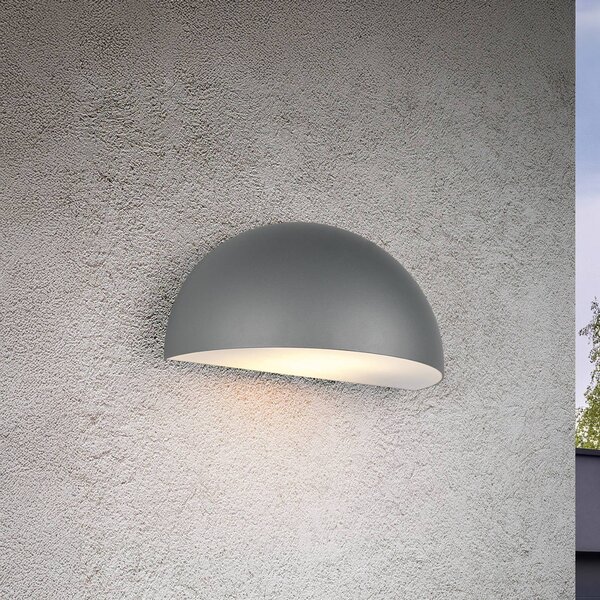 Trio Lighting Vonkajšie nástenné svietidlo Maas, antracitová, tlakovo liaty hliník, E27, Čierna, Hliník, Škandinávsky, Nástenné svietidlo