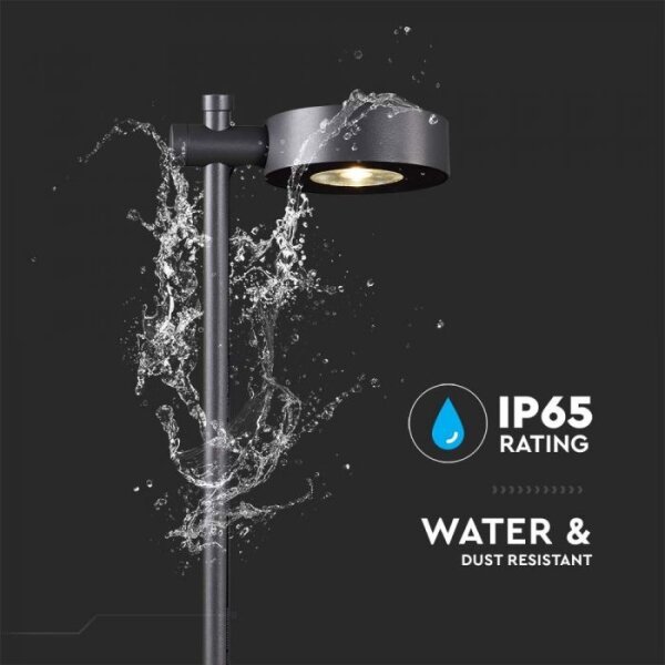 LED vonkajšie svietidlo LED/7W/230V 3000K IP65 čierne 102 cm