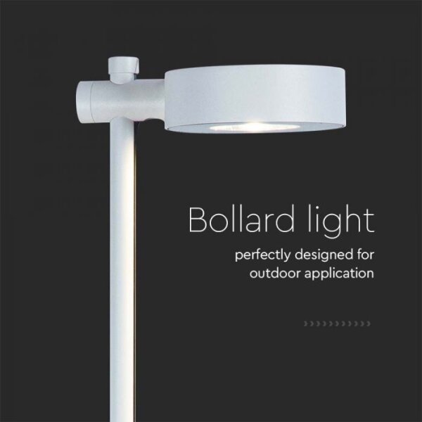 LED vonkajšie svietidlo 7W/230V 3000K IP65 biele 102 cm