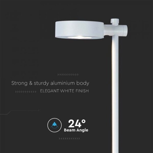LED vonkajšie svietidlo 7W/230V 3000K IP65 biele 102 cm