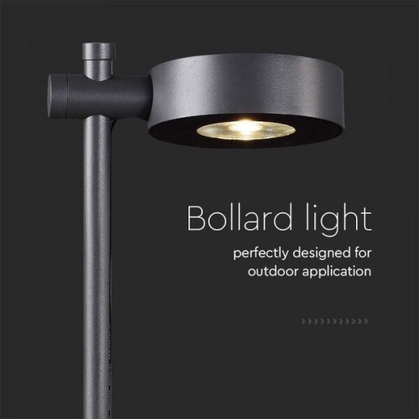 LED vonkajšie svietidlo LED/7W/230V 3000K IP65 čierne 102 cm