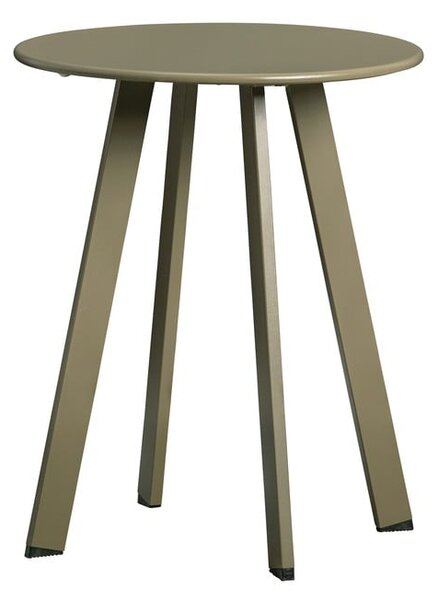 Zelený železný zahradný konferenčný stolík WOOOD Fer, ø 40 cm