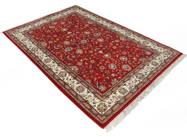 Ručne tkaný indický koberec Ganga 708 Rot 2,40 x 3,40 m