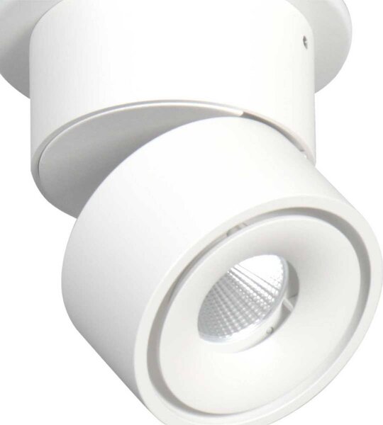 Steinhauer LED stropné bodové svetlá Fez, biele, 1-pl., kovové, otočné, Biela / opálová, Obývacia izba / jedáleň, kov, Moderný