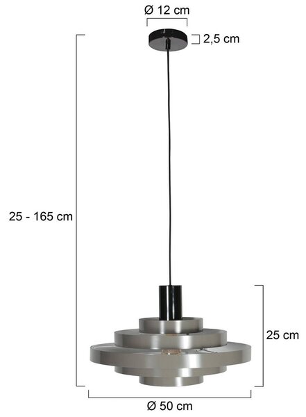 Závesné svietidlo Halo Cirque, sivá, kov, Ø 50 cm, E27, Hliník / sivá / zinok, Obývacia izba / jedáleň, kov, Moderný, Závesné svietidlo