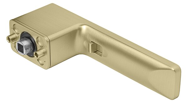 Kľučka na dvere s uzamykaním MPK - GRANDERA SWITCH LOCK - RT (OLS - Mosadz brúsená), kľučka-kľučka, Uzamykanie na kľučke, MP OLS Mosaz broušená