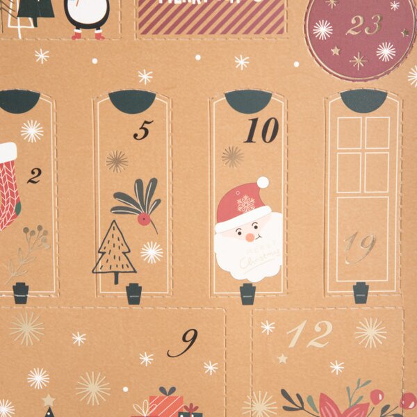 Sviečky SANTA'S SELECTIONS adventný kalendár 761089 (24 ks)