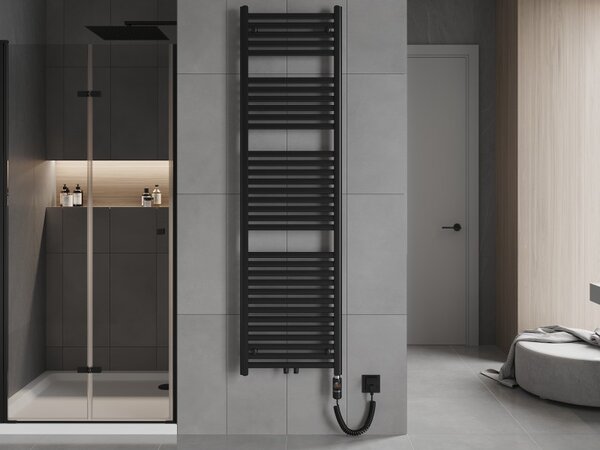 Mexen Hades, elektrické vykurovacie teleso 1800 x 500 mm, 900 W, čierna, W104-1800-500-2900-70