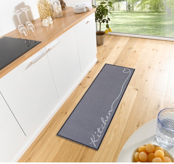 Sivý behúň Zala Living Kitchen, 50 x 150 cm