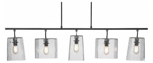 LED luster na lankách 5xE14/4,9W/230V 2700K