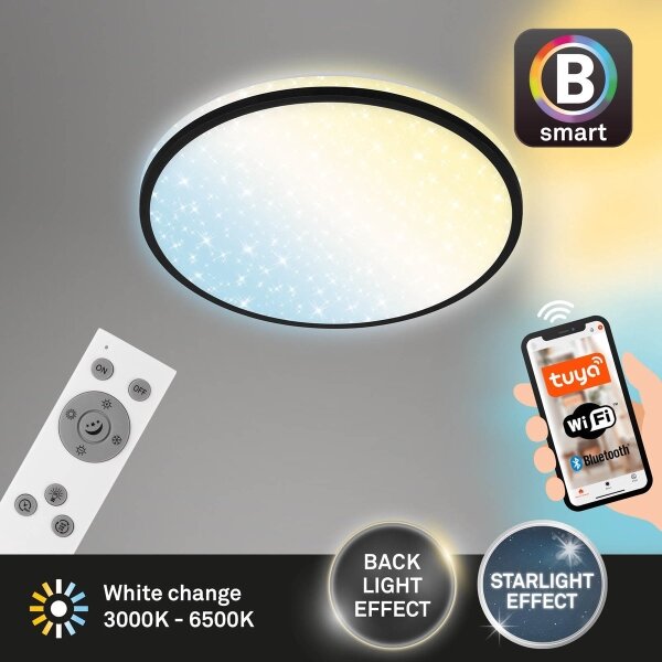 Brilo - LED Stmievateľné stropné svietidlo STARRY SKY LED/24W/230V Wi-Fi Tuya+ DO