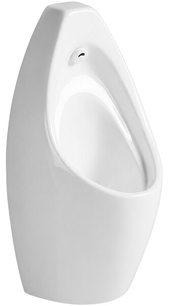 CERANO - Pisoár závesný Vector - senzorové splachovanie - biela lesklá - 76x37 cm