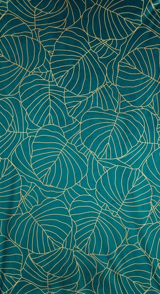 ZATEMŇOVACÍ ZÁVES NA KRÚŽKOCH LIMITED COLLECTION LILI2 140X250 CM TYRKYSOVÁ