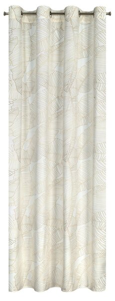 ZATEMŇOVACÍ ZÁVES NA KRÚŽKOCH LIMITED COLLECTION LUNA2 140X250 CM BIELA