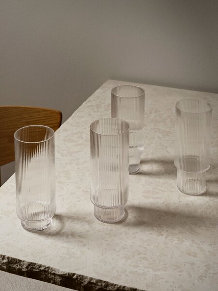 Pohár Ripple Long 300 ml – set 4 ks
