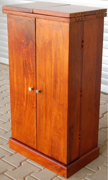 Rozkladacia barová skriňa 55x110x40 indický masív palisander