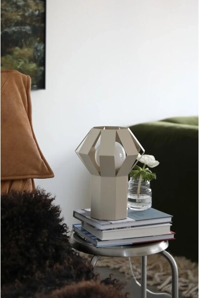 Markslöjd 109147 - Stolová lampa OCTA 1xE27/60W/230V krémová