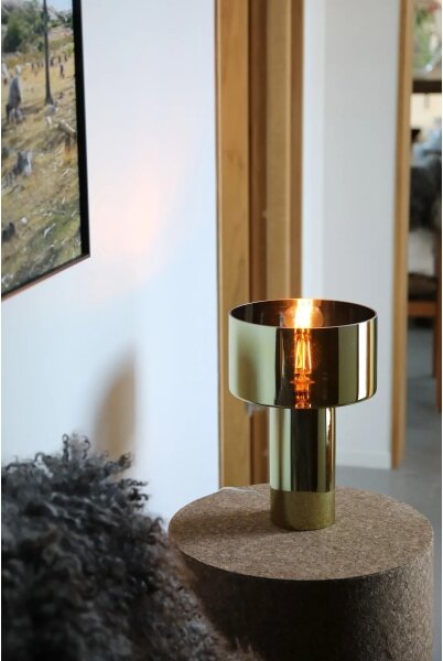 Markslöjd 109145 - stolová lampa CORIN 1xE27/60W/230V zlatá