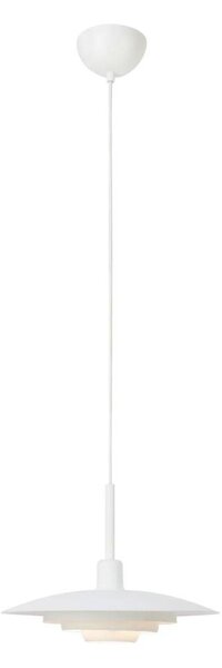 Markslöjd 108874 - Závesný luster PINY na lanku 1xE27/60W/230V pr. 35 cm biela