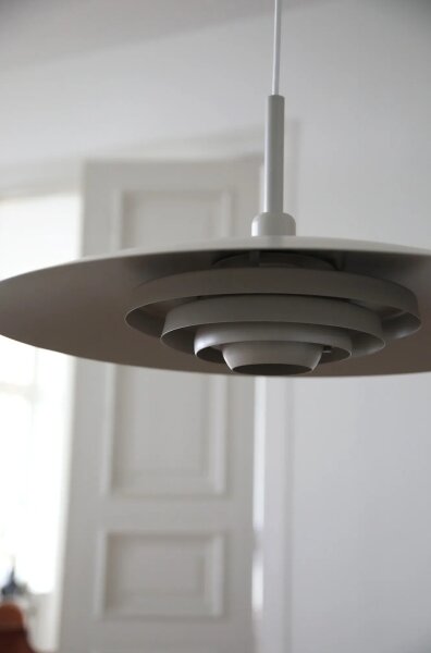 Markslöjd 108877 - Závesné svietidlo na lanku PINY 1xE27/60W/230V priemer 57 cm, béžové