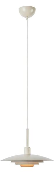 Markslöjd 108875 - Závesné svietidlo na lanku PINY 1xE27/60W/230V pr. 35 cm béžové