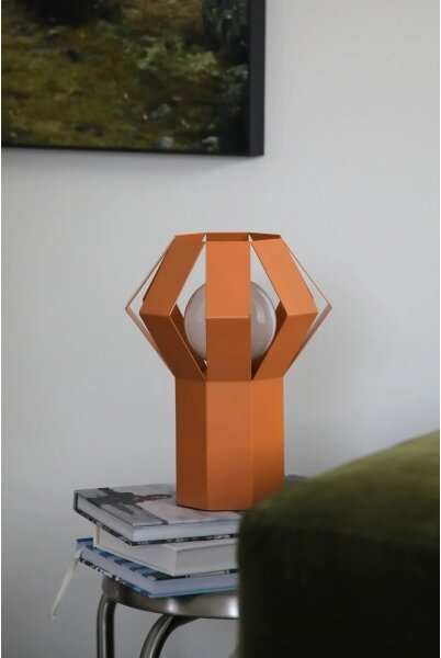 Markslöjd 109149 - Stolná lampa OCTA 1xE27/60W/230V oranžová