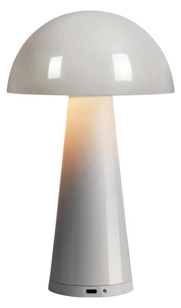Markslöjd 108950 - LED stmievateľná nabíjateľná lampa FUNGI LED/1,5W/2000 mAh IP44 sivá