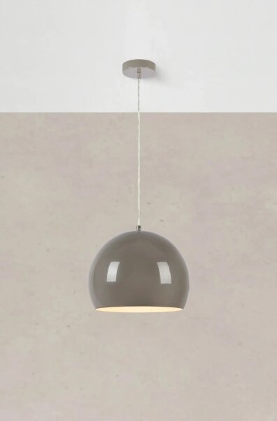 Markslöjd 108986 - Závesné svietidlo POP 1xE27/40W/230V, priemer 28 cm, šedé