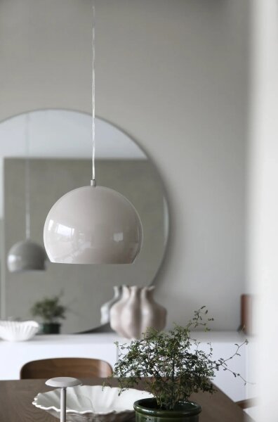 Markslöjd 108986 - Závesné svietidlo POP 1xE27/40W/230V, priemer 28 cm, šedé