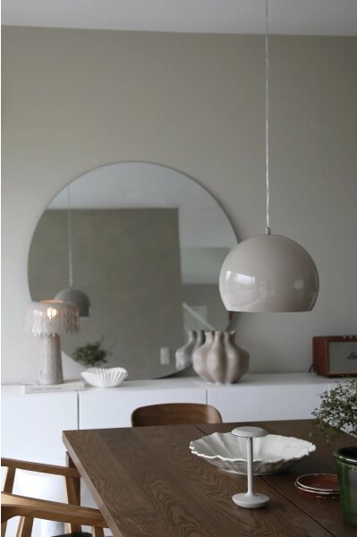Markslöjd 108986 - Závesné svietidlo POP 1xE27/40W/230V, priemer 28 cm, šedé