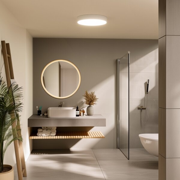 Brilagi - LED kúpeľňové stropné svietidlo POOL LED/36W/230V pr. 40 cm IP54 biela