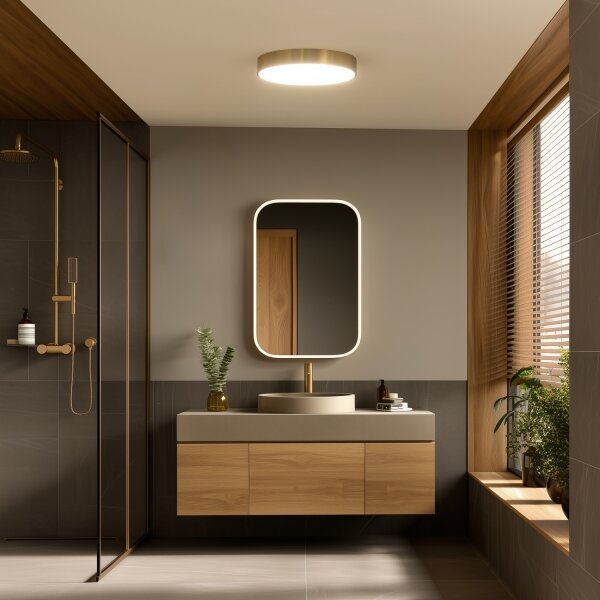 Brilagi - LED kúpeľňové stropné svietidlo POOL LED/36W/230V pr. 40 cm IP54 bronz