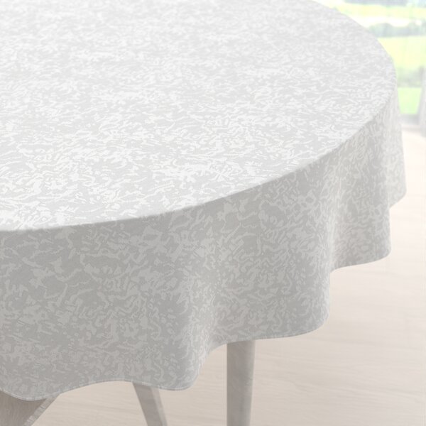 Biante Teflónový okrúhly obrus TF-032 Venezia biely Ø 60 cm