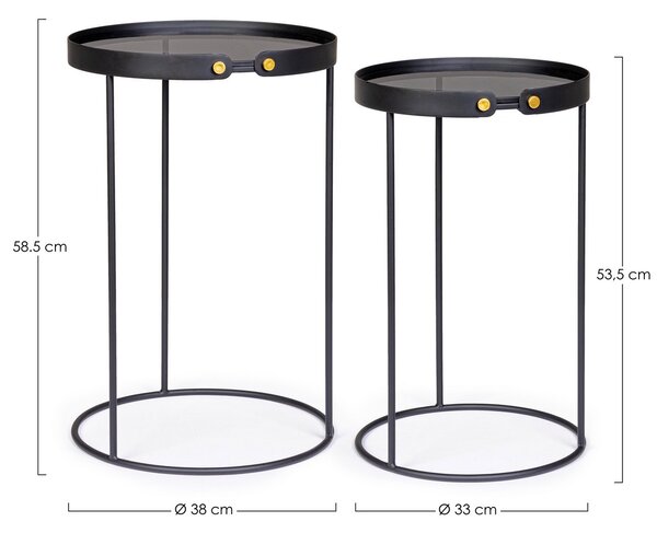 2SET ZEINA ROUND konferenčný stolík J94