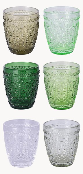 Poháre Imperial Green, 6 ks
