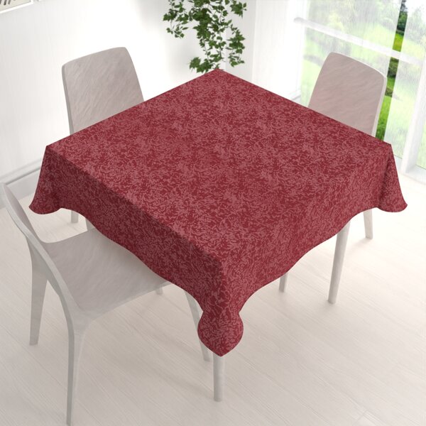 Biante Teflónový štvorcový obrus TF-036 Venezia vínovo červený 60x60 cm