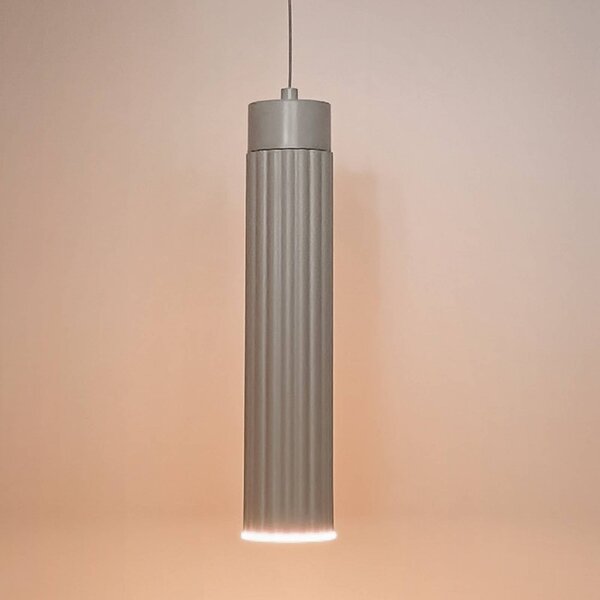 Briloner LED závesné svietidlo na batériu Hang, biele, plastové, stmievateľné, Biela / opálová, Obývacia izba / jedáleň, Plast, Moderný, Závesné svietidlo